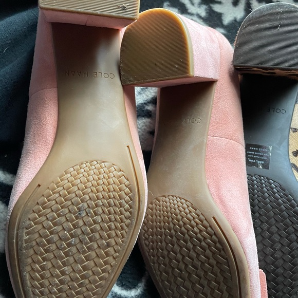 Cole Haan Tali Bow Block heel both size 9.5 - Picture 4 of 10